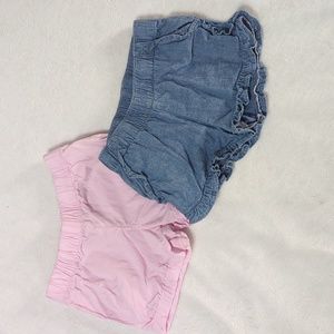 Carter's Girl Shorts - 2 set bundle